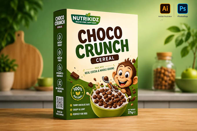 design product label and packaging design