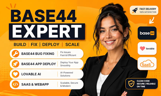base44 expert base44 bug fixing base44 app deploy base44 lovable ai saas webapp