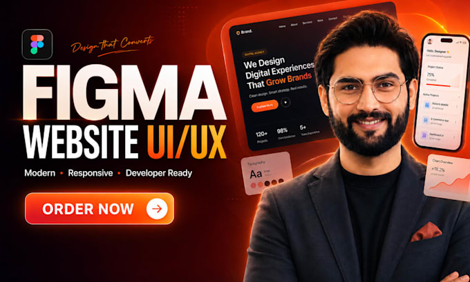 do website UI UX design, figma website design, website mockup, figma design