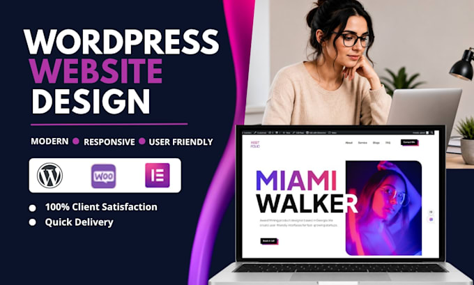 build responsive wordpress website using elementor