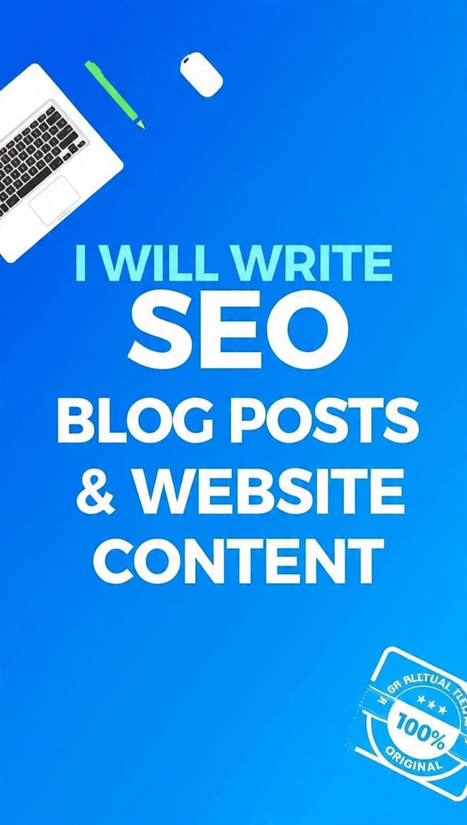 write SEO blog article and website content