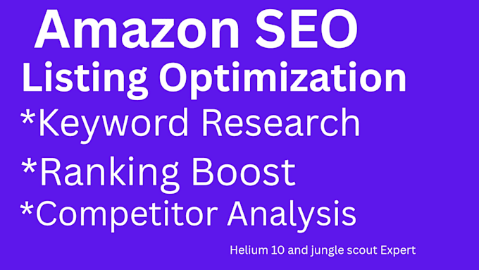 do amazon fba listing optimization and SEO keyword search