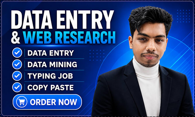 do online reasearch and data entry for you