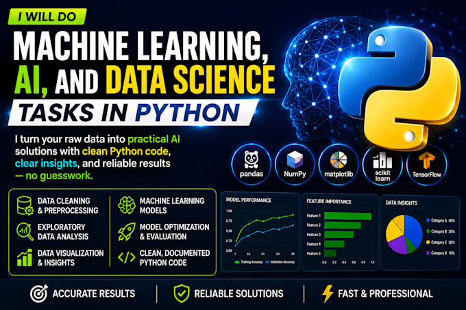 build python solutions for ai , data science and analytics