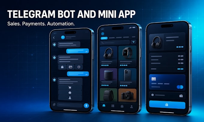 develop a custom telegram bot or mini app