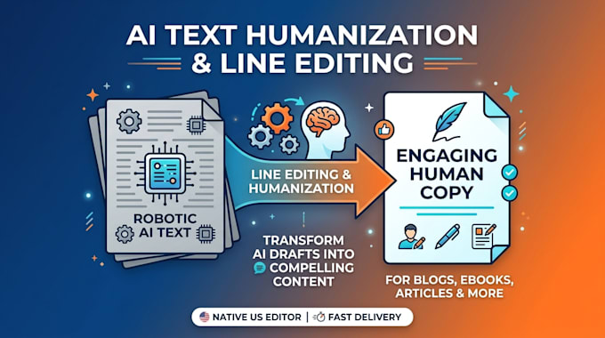 humanize, rewrite, and line edit your ai generated text
