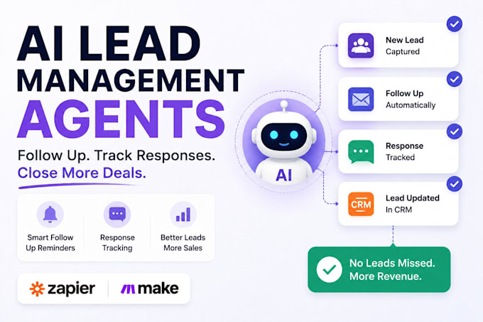 develop ai lead management agents for follow up reminders and response tracking