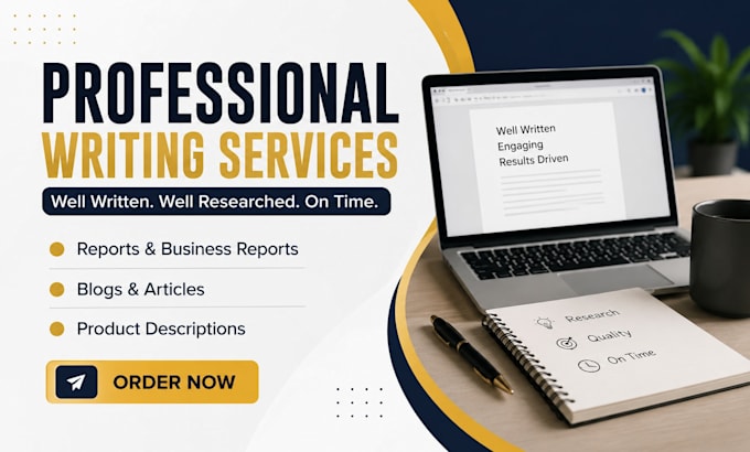 write business articles, reports and blog posts for any industry