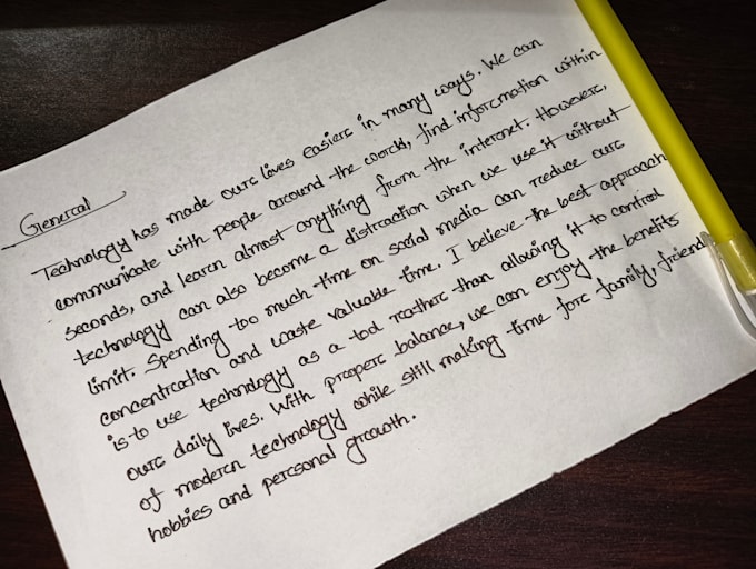 handwrite your text in beautiful natural handwriting