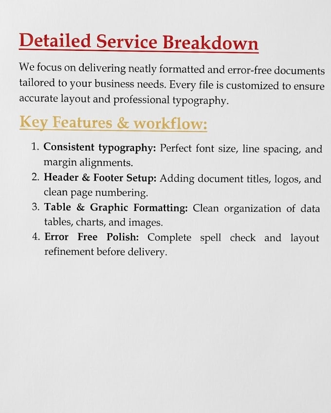 do document formatting and PDF conversion