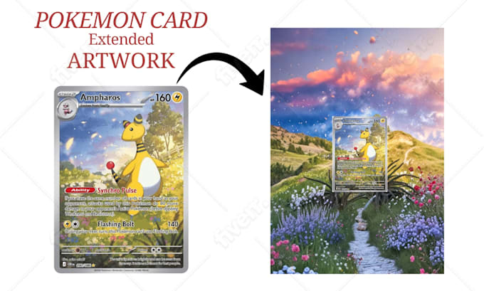 extend pokemon tcg card for binders artwork