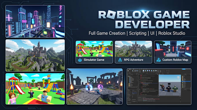 develop roblox game scripter tycoon roblox studio obby animation development
