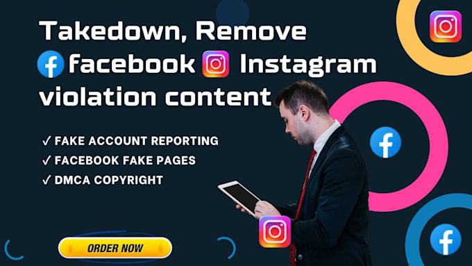 takedown remove facebook instagram violation content