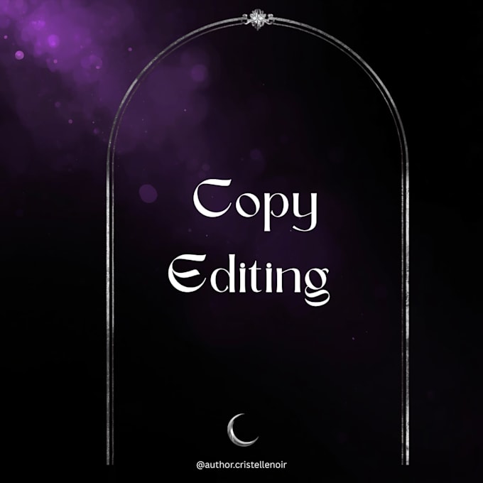copy edit your fiction manuscript