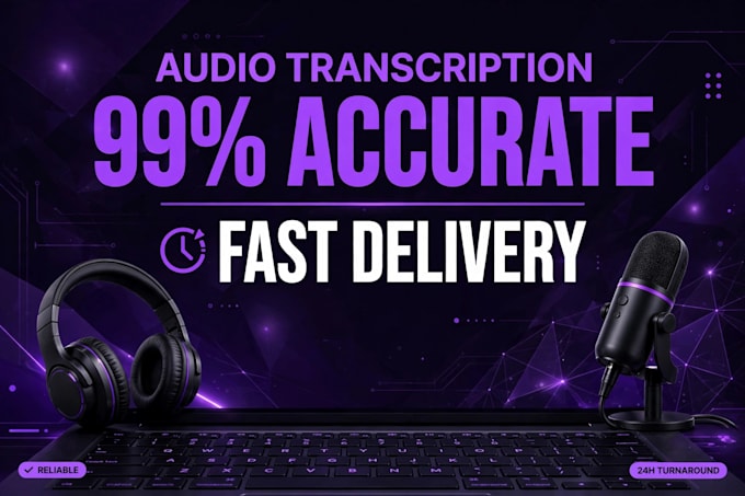 transcript audio and video to text accurately and fast