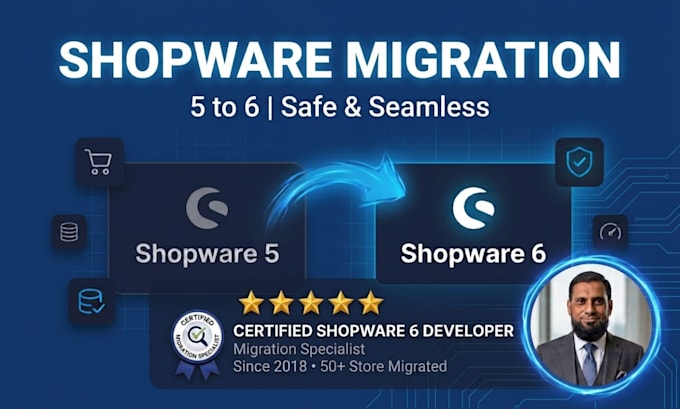 migrate shopware 5 to shopware 6 with data and SEO intact