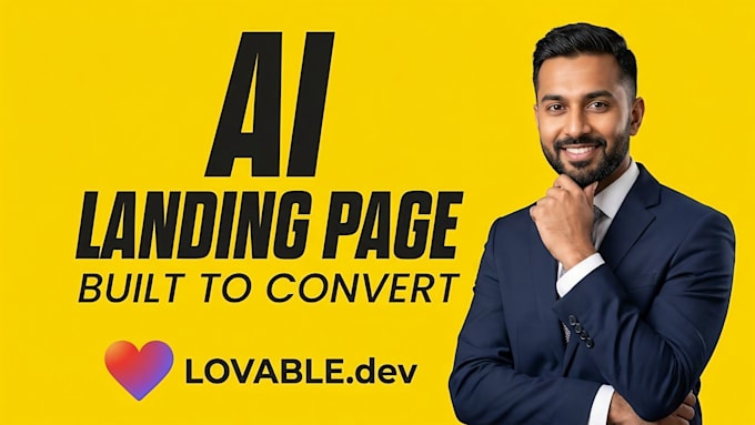 build high converting ai landing page for ads with lovable