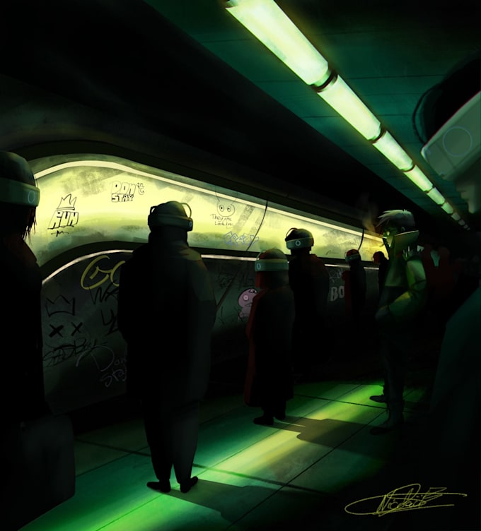 make animation,  digital art and landscape art