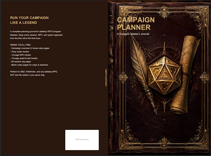 format and design your KDP journal, planner, or tracker book