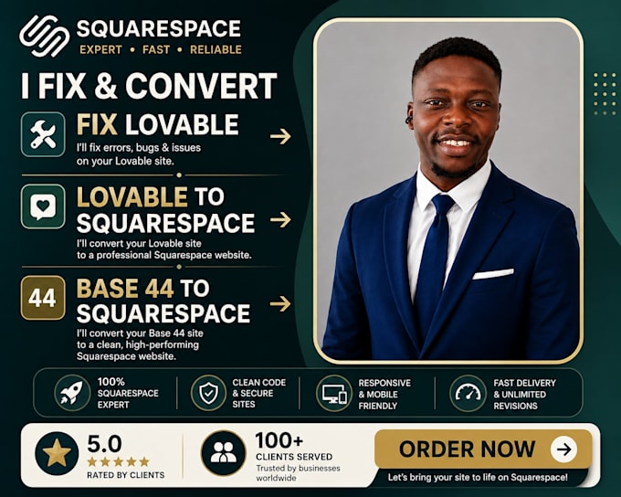 fix lovable, lovable to squarespace, base 44 to squarespace