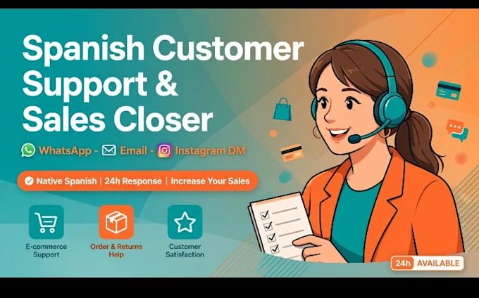 be your spanish whatsapp customer support and sales agent