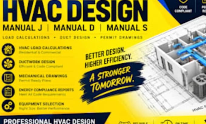perform acca manual jds hvac load calculations and duct design