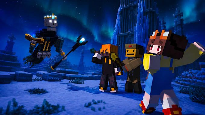 design minecraft youtube thumbnails