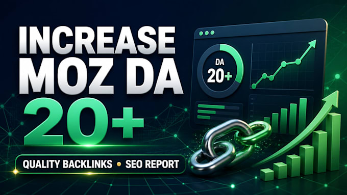 increase your website moz domain authority da to 20 plus