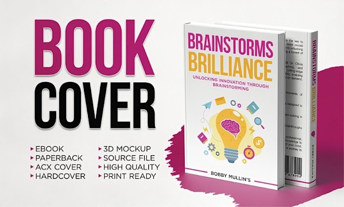 design self help book cover, personal development and business paperback cover