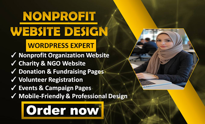 design charity, ngo and nonprofit website