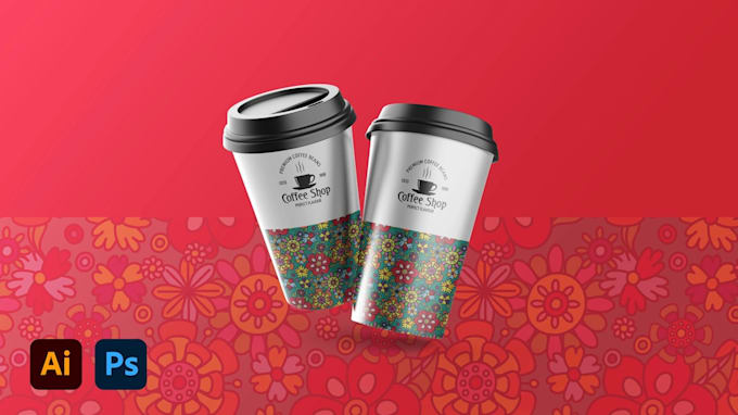do creative paper cup packaging design