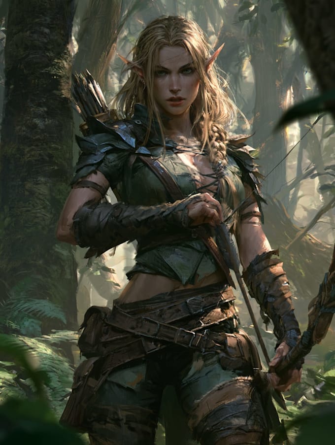 illustrate your dnd character based on your backstory