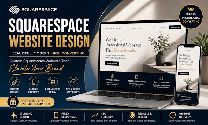 build squarespace website design redesign squarespace website development