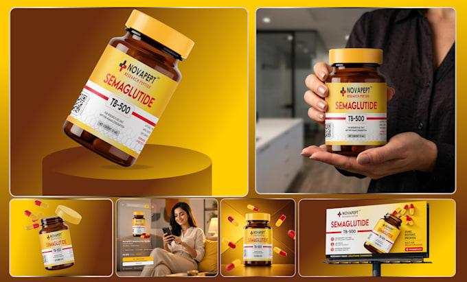 design supplement label, vitamin label and bottle label