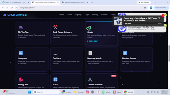 create responsive modern website
