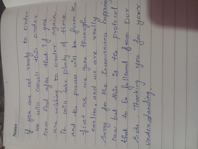 write neat and clear in my handwritting