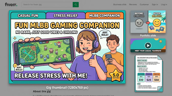 be your fun, casual mobile legends companion for stress relief gaming