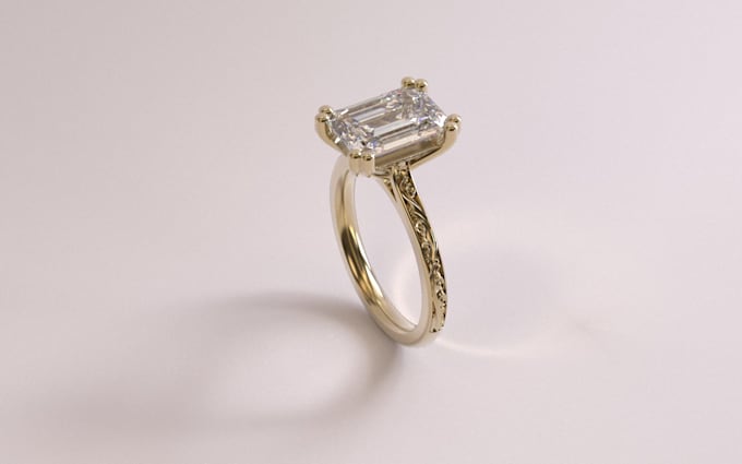 bespoke engagement ring design and visualization