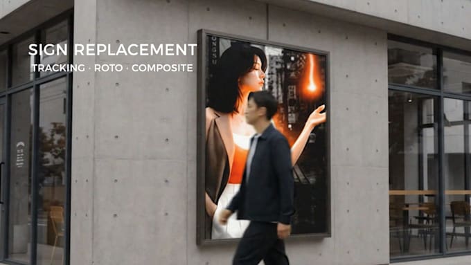 replace screens and signs with motion tracking
