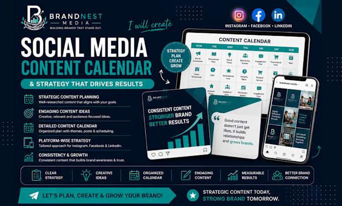 create a social media content calendar for your business