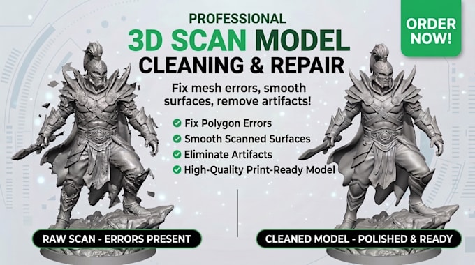repair and optimize 3d scans