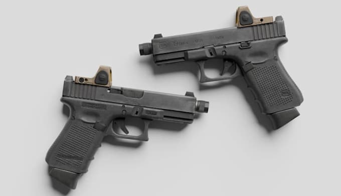 optimized 3d game weapon,4k pbr texture,modify gun model, modular firearm assets