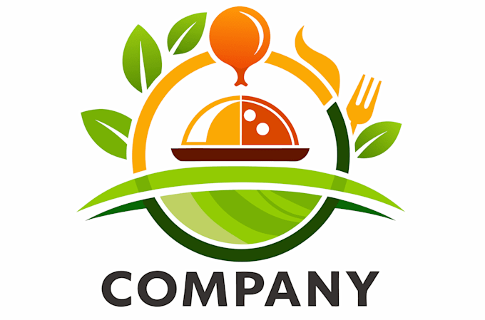 create a modern food business logo design