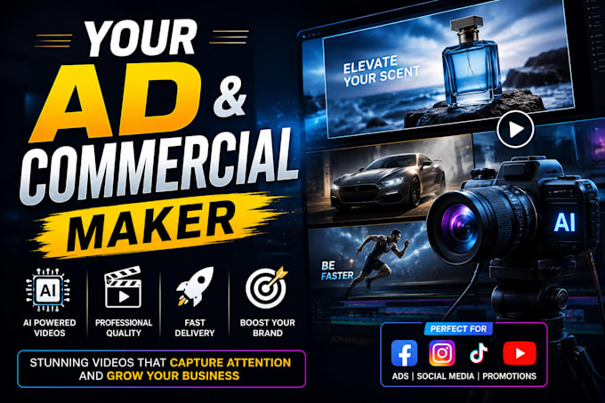 create high converting ecommerce video ads commercials