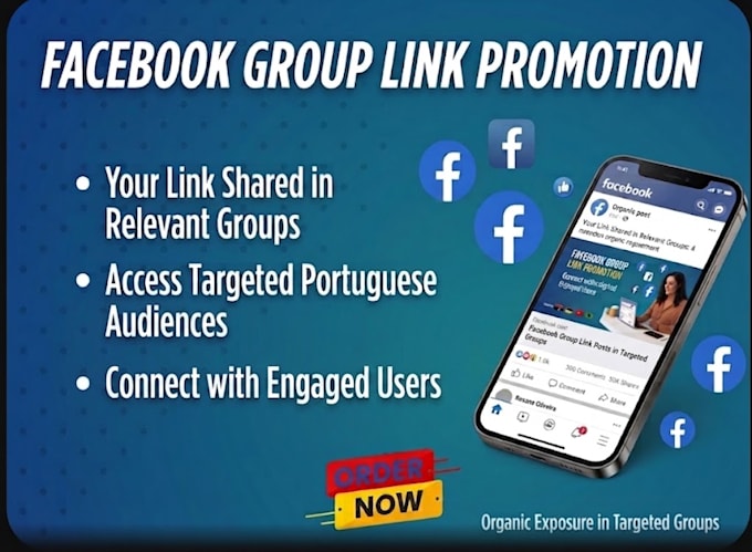 share your link in 5 portuguese facebook profiles