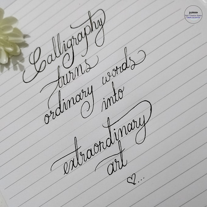give you unique hand writing