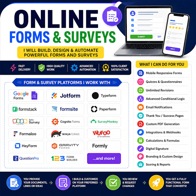 create surveys, formassembly, fillout forms, tally forms