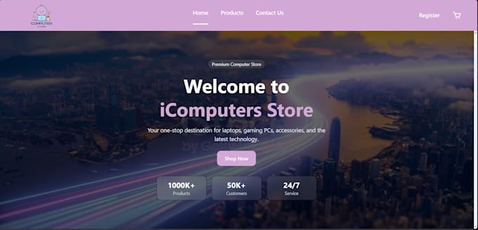 build a modern responsive landing page