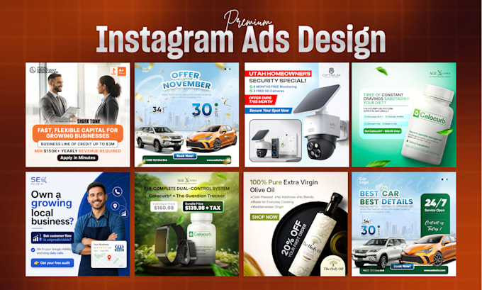 design static ads for ecommerce brands and social media