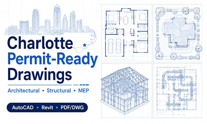 design charlotte nc permit ready architectural structural mep drawings